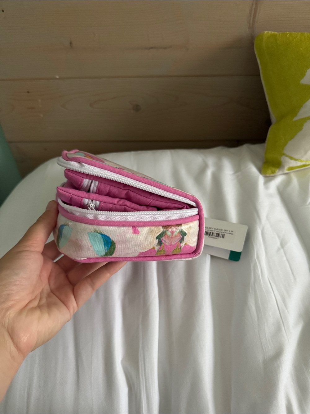 Laura Park Pink Floral Cosmetic Bag - Picture 8 of 10